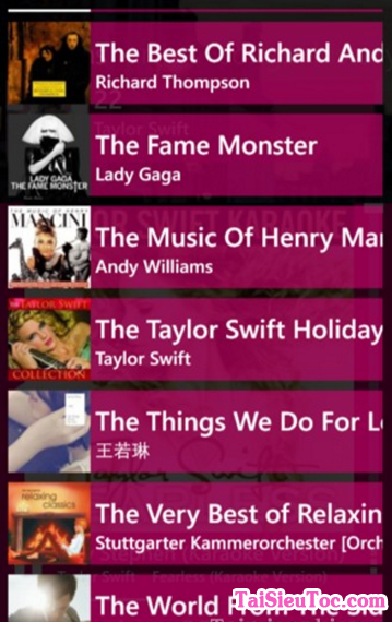 Tải ứng dụng nghe nhạc i-Music cho Windows Phone + Hình 4