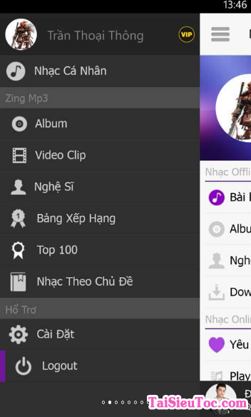 Tải trình nghe nhạc Zing Mp3 cho Windows Phone + Hình 6