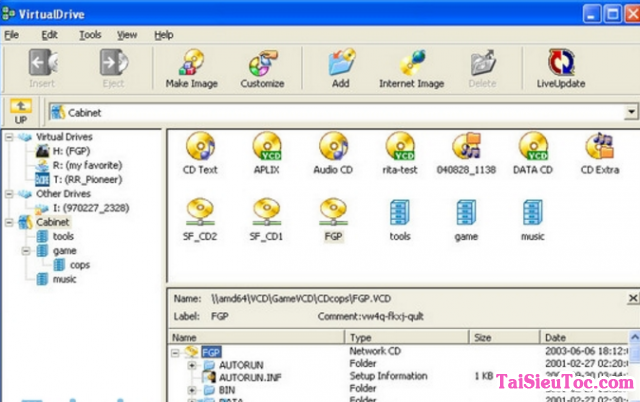 Tải Virtual Drive - Phần mềm tạo ổ đĩa ảo cho Windows + Hình 3