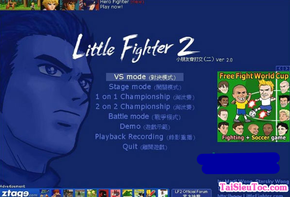 Tải game hành động Little Fighter 2.0a cho Windows + Hình 3
