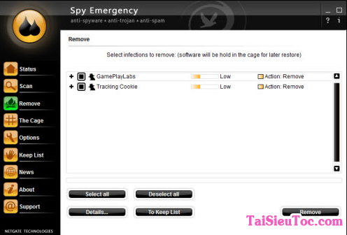 Tải và Cài đặt phần mềm diệt Virus Spy Emergency cho máy tính + Hình 4